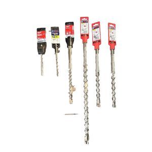 Milwaukee And Bosch Concrete Drill Bites (NEW) All Together